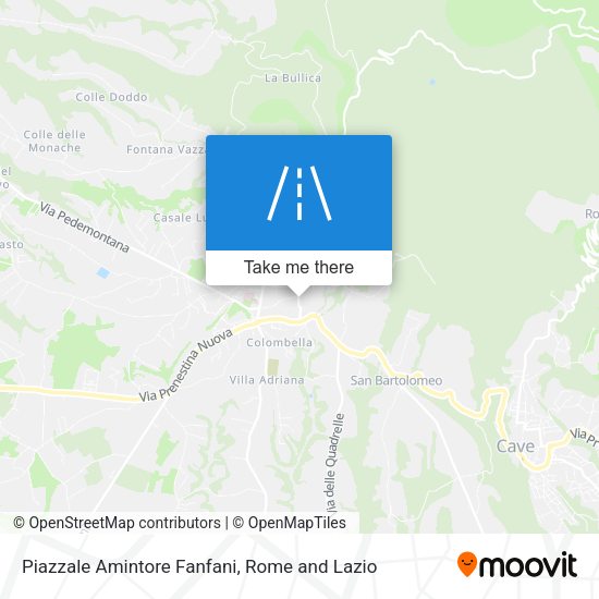Piazzale Amintore Fanfani map