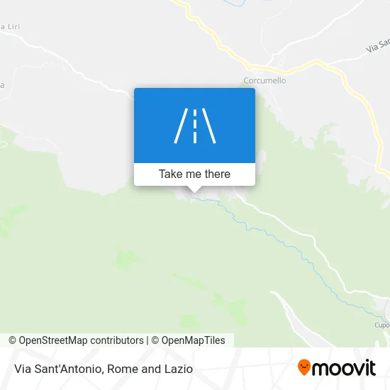 Saint Antonio Street map