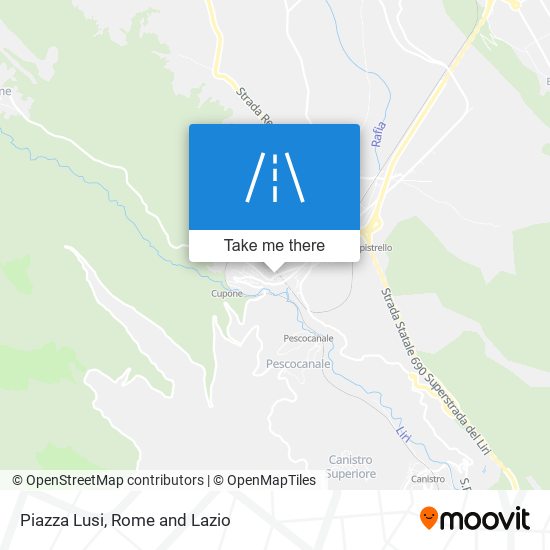 Piazza Lusi map