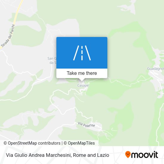 Via Giulio Andrea Marchesini map