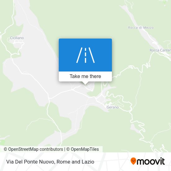 Via Del Ponte Nuovo map