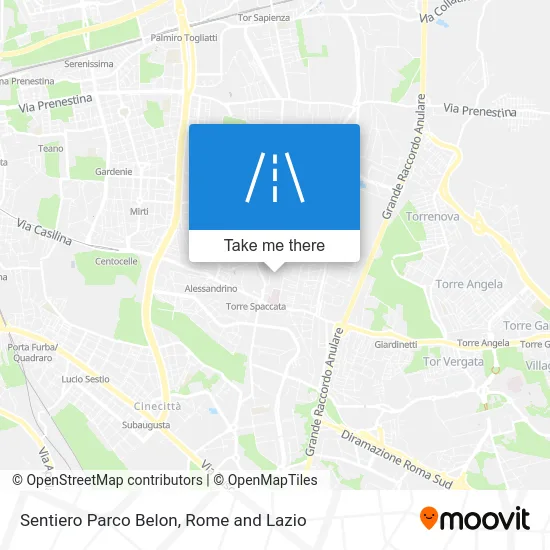 Belon Park Trail map