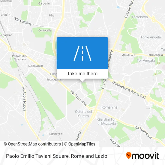 Paolo Emilio Taviani Square map