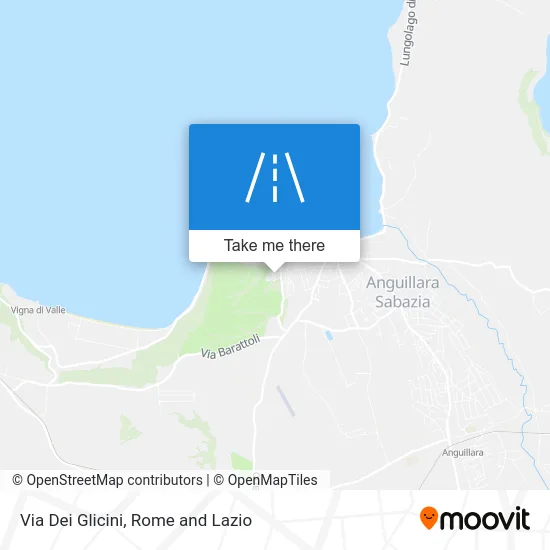 Dei Glicini Street map