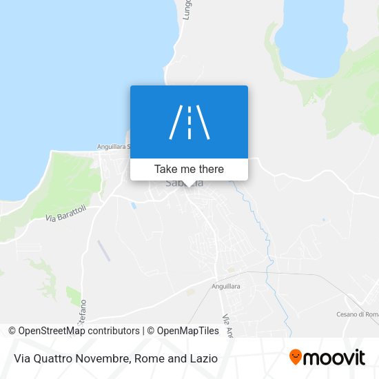 Via Quattro Novembre map