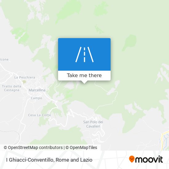 I Ghiacci-Conventillo map