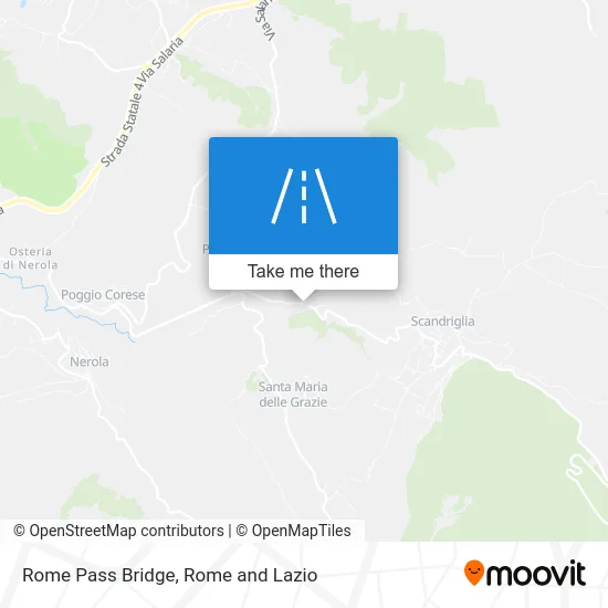 Rome Pass Bridge map