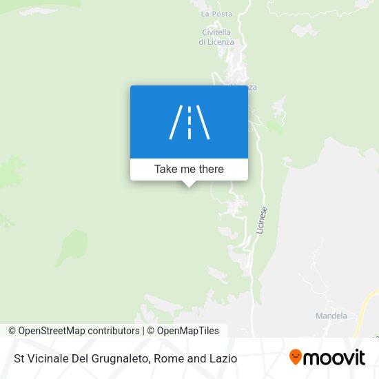 St Vicinale Del Grugnaleto map