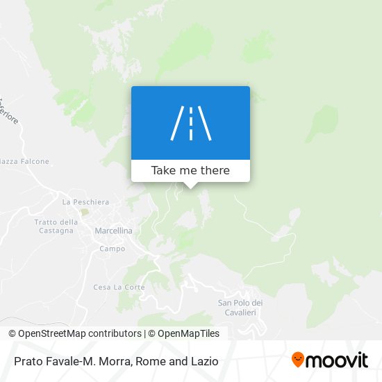 Prato Favale-M. Morra map