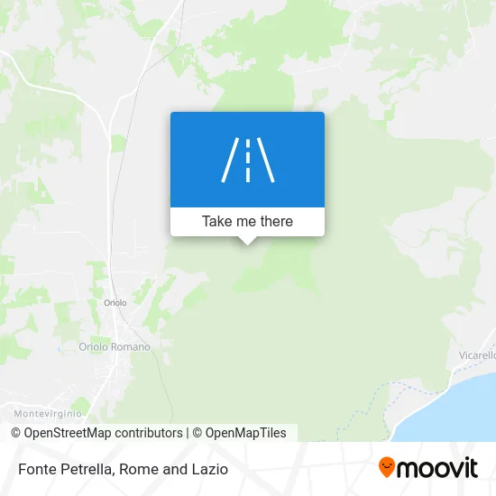 Petrella Fountain map