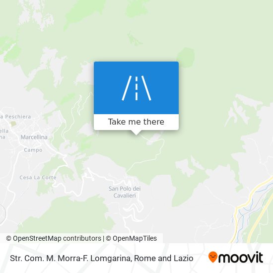 Str. Com. M. Morra-F. Lomgarina map