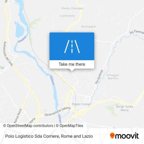 SDA Courier Logistics Pole map