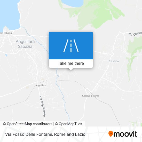 Via Fosso Delle Fontane map