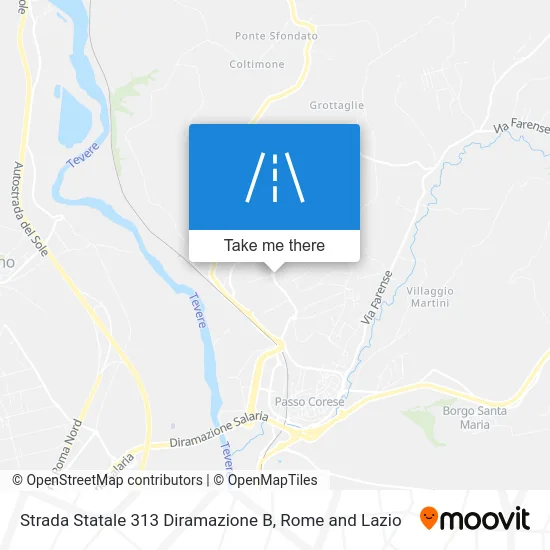 State Highway 313 Branch B map