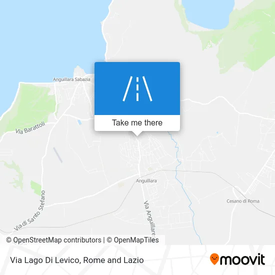 Lago Di Levico Street map