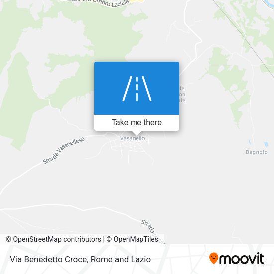 Via Benedetto Croce map