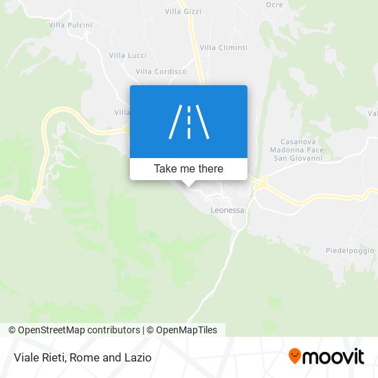 Viale Rieti map