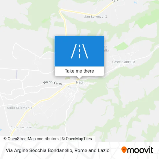Argine Secchia Bondanello Street map