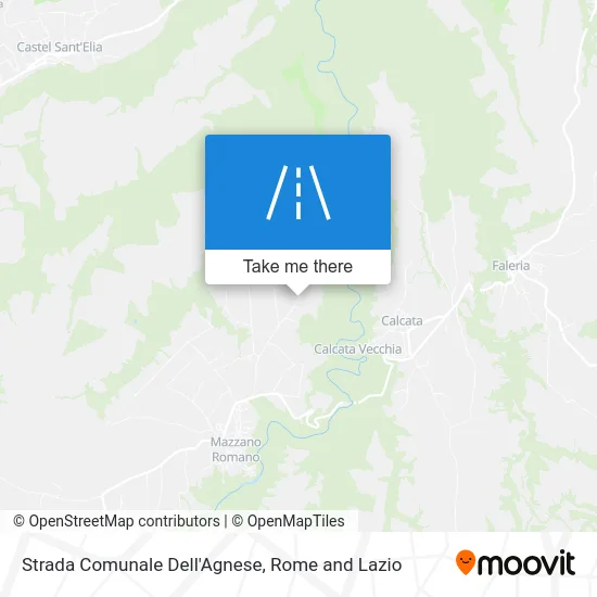 Strada Comunale Dell'Agnese map