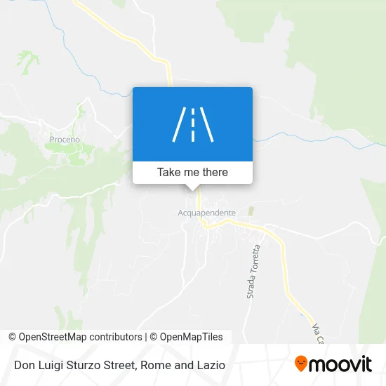 Don Luigi Sturzo Street map