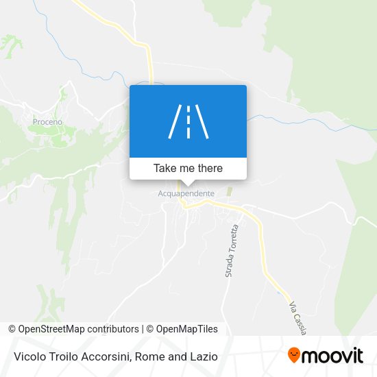 Vicolo Troilo Accorsini map