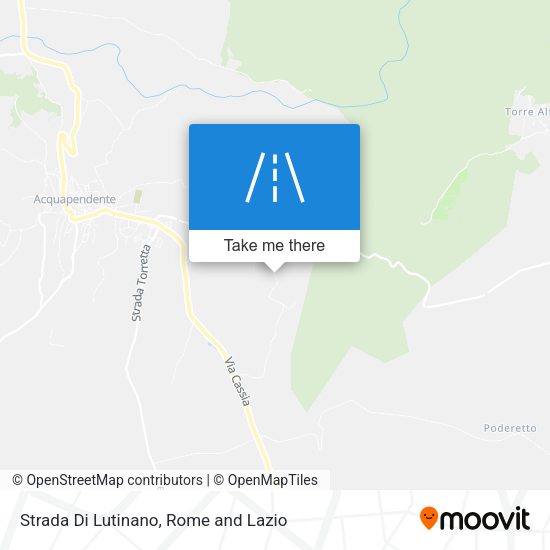 Strada Di Lutinano map