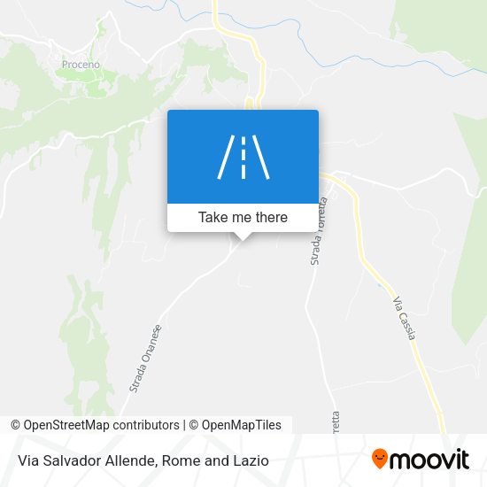 Via Salvador Allende map