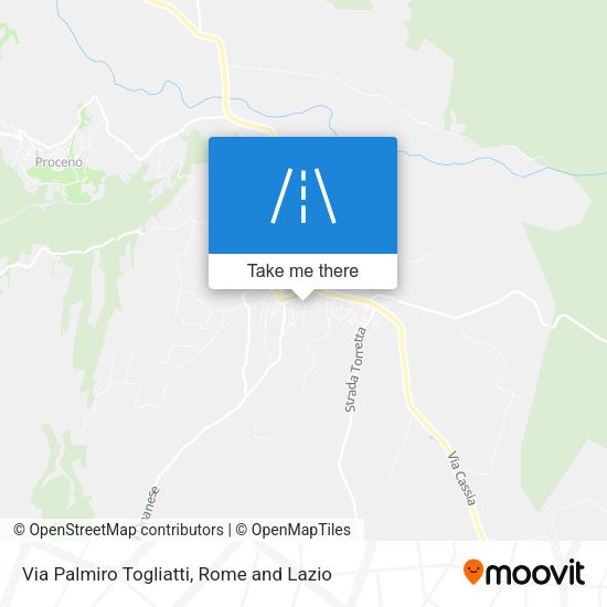 Via Palmiro Togliatti map