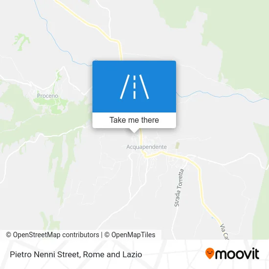 Pietro Nenni Street map