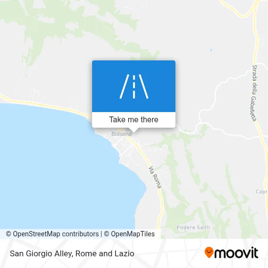 San Giorgio Alley map