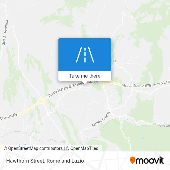 Hawthorn Street map