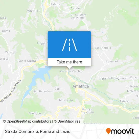 Strada Comunale map