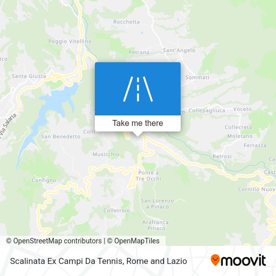 Scalinata Ex Campi Da Tennis map