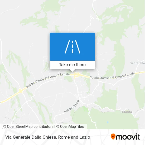 Generale Dalla Chiesa Street map