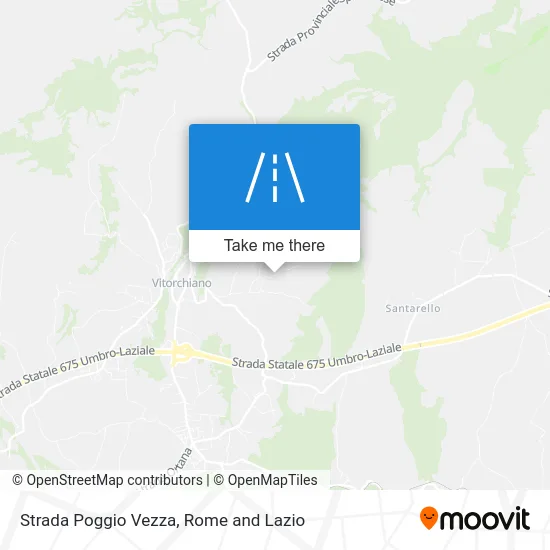 Strada Poggio Vezza map