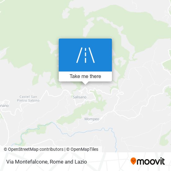 Via Montefalcone map