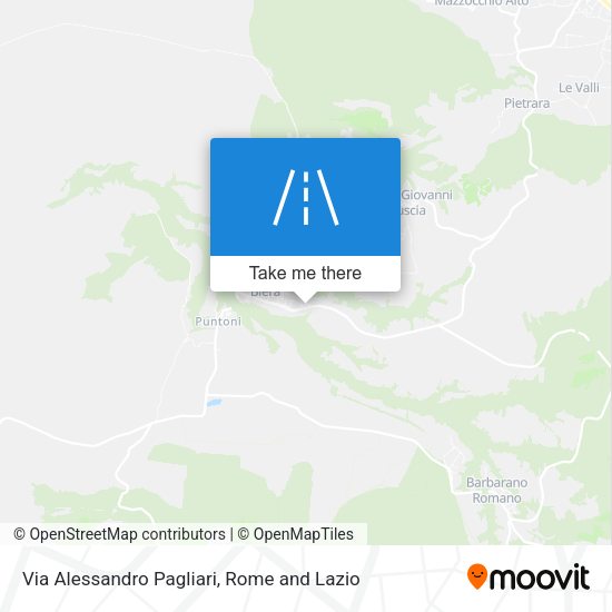 Via Alessandro Pagliari map