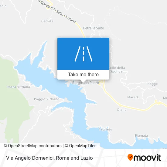 Angelo Domenici Street map