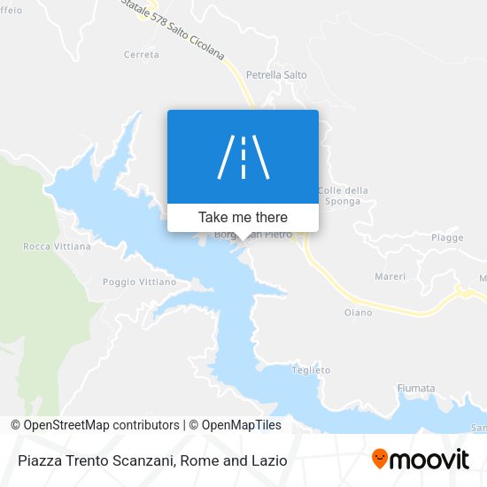 Piazza Trento Scanzani map