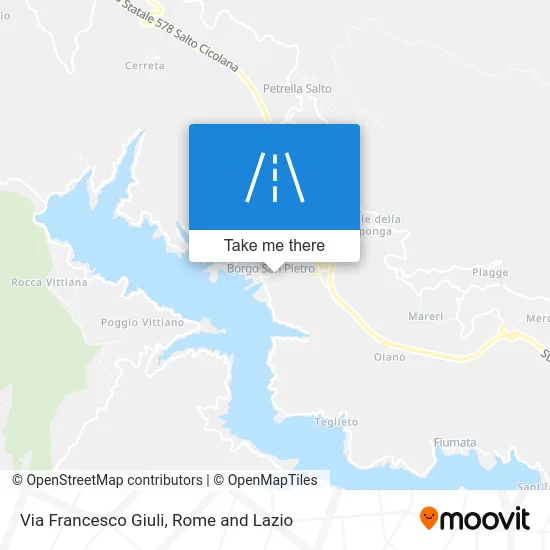 Francesco Giuli Street map