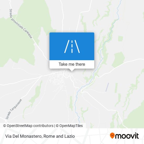 Via Del Monastero map