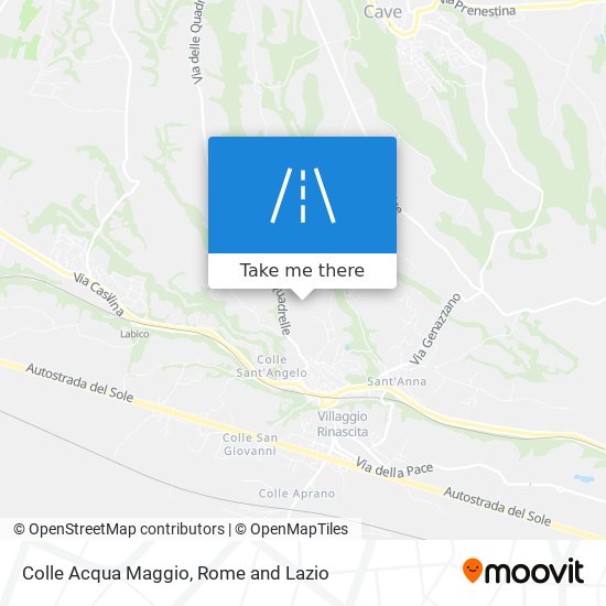 Colle Acqua Maggio map
