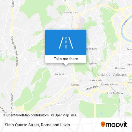 Sisto Quarto Street map