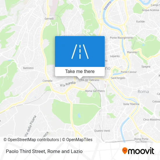Paolo Third Street map