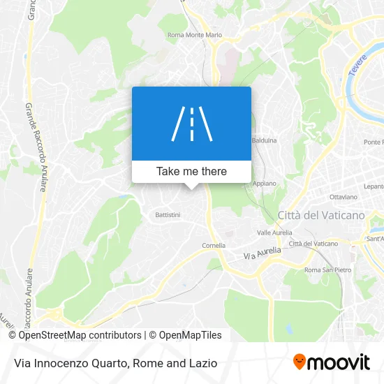 Innocenzo Fourth Street map