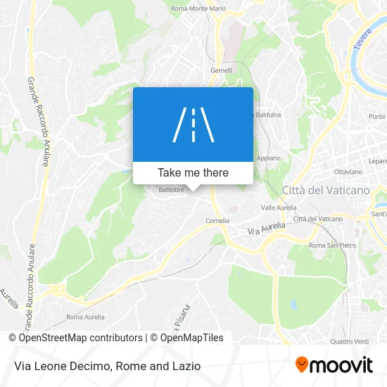 Leone Decimo Street map
