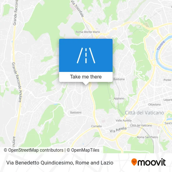 Benedict Fifteenth Street map