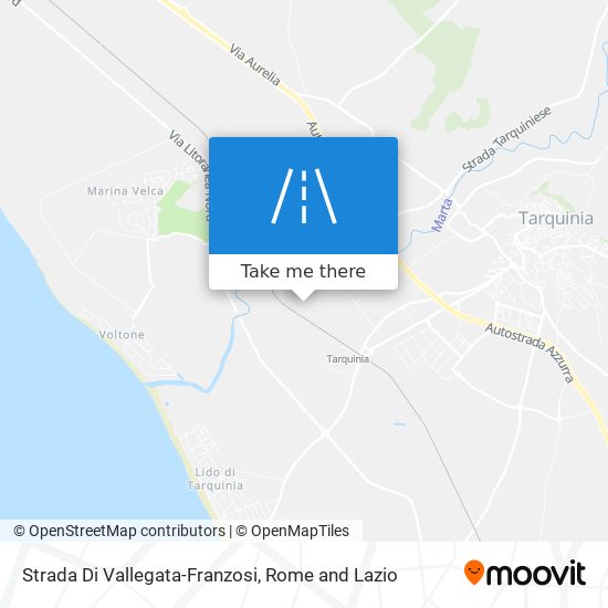Strada Di Vallegata-Franzosi map