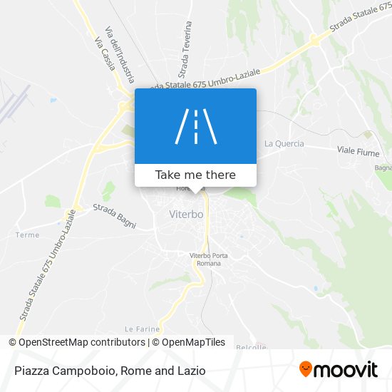 Piazza Campoboio map