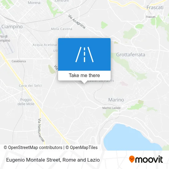 Eugenio Montale Street map